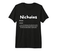 Nicholas Definition Fun Personalized Custom Costume for Nick Maglietta Premium