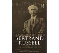 Nicholas Griffin The Selected Letters of Bertrand Russell, Volume 2 (Tascabile)