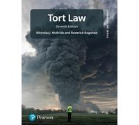 Nicholas J McBride Roderick Bagshaw Tort Law (Tascabile)