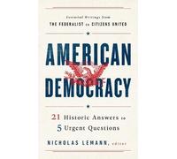 Nicholas Lemann American Democracy (Copertina rigida)