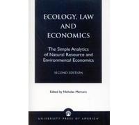 Nicholas Mercuro Ecology, Law and Economics (Tascabile)
