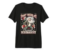 Nicholas Original Headbanger Heavy Metal Natale Maglietta Premium