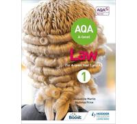 Nicholas Price Jacqueline Martin AQA A-level Law for Year 1/AS (Tascabile)