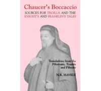 Nicholas R. Havely Chaucer's Boccaccio (Tascabile) Chaucer Studies