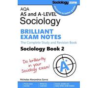 Nicholas Savva AQA A-level Sociology BRILLIANT EXAM NOTES (Book 2): (Tascabile)