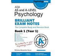 Nicholas Savva AQA AS and A-level Psychology BRILLIANT EXAM NOTES (Y (Tascabile)