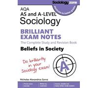 Nicholas Savva AQA Sociology BRILLIANT EXAM NOTES: Beliefs in Societ (Tascabile)