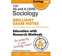 Nicholas Savva AQA Sociology BRILLIANT EXAM NOTES: Education and Res (Tascabile)