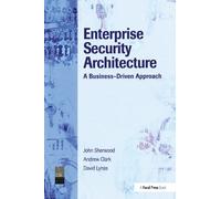 Nicholas Sherwood Enterprise Security Architecture (Tascabile)