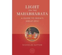 Nicholas Sutton Light on the Mahabharata (Copertina rigida)