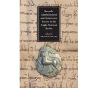 Nicholas Vincen Records, Administration and Aristocratic Soci (Copertina rigida)