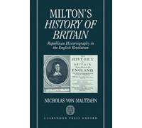 Nicholas von Maltzahn Milton's History of Britain (Copertina rigida)