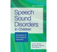 Nicholas W Bankson John E Bernthal Peter Speech Sound Disorders in (Tascabile)