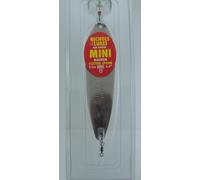 Nichols Lures 6FS1-25 Cromo 6" 2,5 oz 4/0 Ben Parker Mini Magnum Flutter Spoon