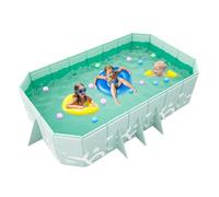 Nicht Aufblasbarer Pool, Faltbarer Pool Für Kinder - Verdickter Swimmingpool, Verschleißfest, Tragbar, Faltbar - Outdoor-Pool, Faltbar, Bequem, Hart, Für Sommer-Wasserparty, Kinder Und Erwachsene