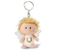 Nici 34555 - Portachiavi Angelo Custode, 7 Cm, Colore: Bianco