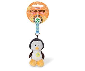 NICI 37389 - Penguin Talisminis, Take it Easy, 7 cm, Portachiavi