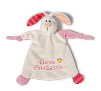 Nici 40042 Doudou, Lepre, Messaggio E Immagine Motivo ricamato, piccola principessa, 25 x 25 cm