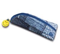 NICI 41531 Smiley - Astuccio triangolare, con jeans, 20 x 7 cm