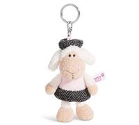 NICI 44262 - Portachiavi a forma di pecora Jolly Chic, 10 cm, con anello portachiavi per cordino, portachiavi, portachiavi e portachiavi