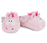 Nici 44375 - Pantofole Harmony in peluche, motivo: Theodor & Friends, colore: Rosa