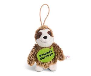 NICI 44856 - Ciondolo con Scritta Friends Forever 8 cm, con Loop, Colore: Marrone