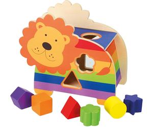 Nici 46029 OTT13014 Gioco Puzzle Leone, Colorato, Gioco IN Legno