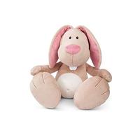 NICI 46336 My Bunny 70 cm - Coniglietto Giocattolo XXL per Bambine, Ragazzi e Neonati - Coniglietti Imbottiti Extra Large da Coccolare - Peluche Coniglietta Beige/Rosa per Giocare e Dormire