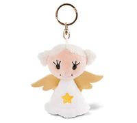 NICI Ange Collezione Guardian Angel: Portachiavi con Stella 9cm, Colore Bianco, 9 cm, 47063
