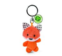 NICI 47534 Portachiavi Volpe Peluche 7 cm Simbolo del Trifoglio