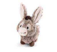 NICI 49032 Cuddly Toy Donkeylee 18 cm Grey Standing Soft Plush Cute Plush Toy for Cuddling and Playing, for Children and Adults, Great Gift Idea