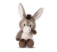 NICI Asino Donkeylee 22cm Grigio in Piedi-Simpatico Peluche sostenibile con Imbottitura Morbida per Giochi e Coccole, Perfetto Come Idea Regalo per Bambini e Adulti, 49033