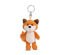 NICI Volpe Fridalie 10cm Arancione-Dolcissimo Ciondolo sostenibile a Forma di Animale con Anello per cordini e Portachiavi, 10 cm, 49140