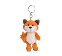 NICI Volpe Fridalie 10cm Arancione-Dolcissimo Ciondolo sostenibile a Forma di Animale con Anello per cordini e Portachiavi, 10 cm, 49140