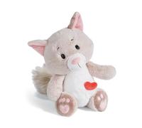 NICI Love Cat Gatto soffice 25 cm Grigio-Simpatico Peluche sostenibile con Imbottitura Morbida per Giochi e Coccole, Perfetto Come Idea Regalo per Bambini e Adulti, 49407
