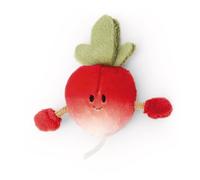 NICI 61864 Mini MagNici Ravanello di peluche con calamita, aderisce a superfici metalliche, lavagne magnetiche e manici della borsa diventando un compagno di viaggio, 7 cm, rosso