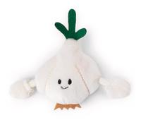 NICI 61868 Mini MagNici Aglio di peluche con calamita, aderisce a superfici metalliche, lavagne magnetiche e manici della borsa diventando un compagno di viaggio, 7 cm, bianco