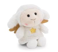 NICI 61891 Pecorella di peluche, tenero e morbido pupazzo angelo custode per coccole e giochi, per adulti e bambini, 12 cm, in confezione regalo da 12 x 6,5 x 9,5 cm, beige