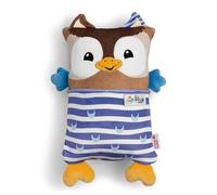 NICI 62295 Gufetto Fronte/Retro, Morbido Peluche per Le Coccole e i Giochi dei Piccoli Amanti degli Animali, Ideale per casa, Asilo o in Viaggio, 30 x 20 cm, Marrone, Colore Gufo