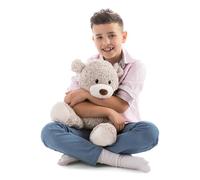 NICI 62321 Finni Orsetto di Peluche Morbido, tenero Pupazzo per Coccole e Giochi, per Adulti e Bambini, 50 cm, Grigio, Colore, 50cm
