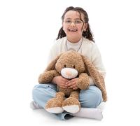 NICI 62322 Lopino Leprotto di Peluche Morbido, tenero Pupazzo per Coccole e Giochi, per Adulti e Bambini, 50 cm, Marrone, Colore, 50cm