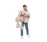 NICI 62325 Finni Orsetto di Peluche Morbido, tenero Pupazzo per Coccole e Giochi, per Adulti e Bambini, 70 cm, Grigio, Colore, 70cm