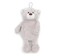NICI 62330 Borsa dell'Acqua Calda a Forma di Orso Finni, Morbido Animale di Peluche, per Adulti e Bambini a Partire dai 10 Mesi, 350 ml, 34 cm, Grigio, Colore
