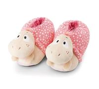 NICI-62357 Pantofole in Peluche a Forma di Lumaca, per Bambini e Adulti, Calde e con Suola Antiscivolo, Numero 40-43, Colore Rosa, 62357