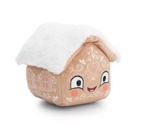 NICI 62409 Casetta di pan di zenzero di peluche, morbido e tenero pupazzo per coccole e giochi, per adulti e bambini, 15 cm, marrone