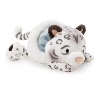 NICI 62485 Eleni Snowbell Leopardo delle nevi di peluche, morbido e tenero pupazzo per coccole e giochi, per adulti e bambini, 20 cm, bianco
