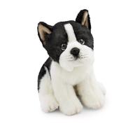 NICI 62602 Cagnolino Boston Terrier di Peluche Morbido, tenero Pupazzo per Coccole e Giochi, per Adulti e Bambini, 20 cm, Nero, Colore