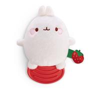 NICI- Anello MOLANG 12cm Bianco-Peluche per Neonati e Bambini Piccoli da afferrare, coccolare, Scoprire e con Cui addormentarsi, Dondolo per dentizione, Colore, 49477