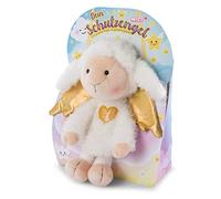 NICI Angelo Custode La La Lammie 30 cm in Scatola Regalo - Pecorella di pezza per Bambine, Bambini e Neonati - Pupazzo Imbottito da Regalare per i Giochi e Le Coccole - Animali di Peluche, Bianco/Oro