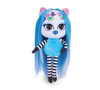 NICI Animali Peluche Pixidoos NALI con 3 Accessori in Confezione Regalo, Colore Blu/Nero, 20 cm, 47508